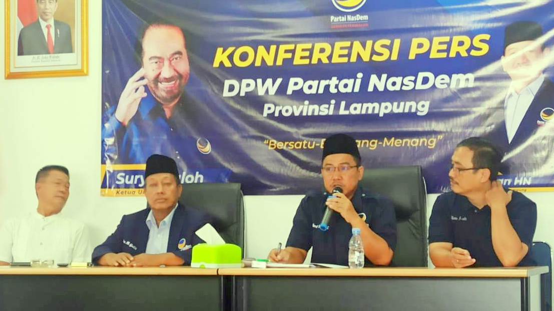 Sabtu Ini Surya Paloh Dijadwalkan Lantik Ketua Nasdem Lampung